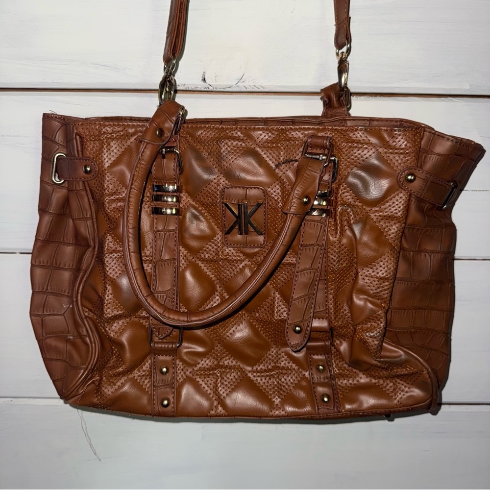 Kardashian Kollection Quilted Tote Bag